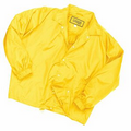 100% Nylon Coach Windbreaker w/ Meshed Lining